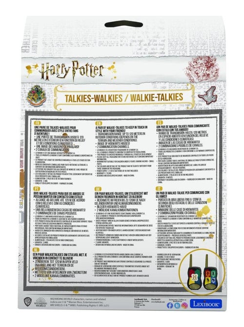 Talkies-walkies harry potter portée 200m - Kiabi Talkies-walkies harry potter portée 200m - Kiabi