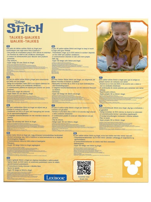 Talkies-walkies stitch & angel 3d - Kiabi Talkies-walkies stitch & angel 3d - Kiabi