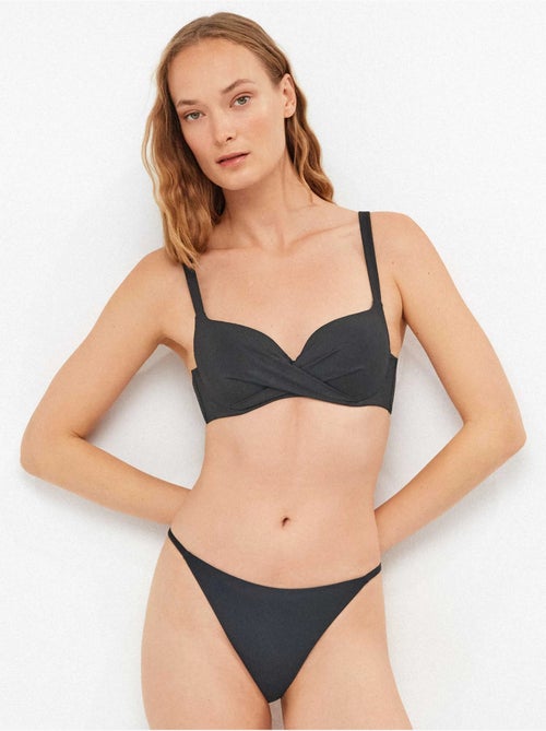 Tanga bikini in effen stof - Kiabi Tanga bikini in effen stof - Kiabi