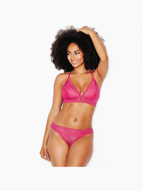 Tanga dentelle fallon - rougegorge lingerie - Kiabi
