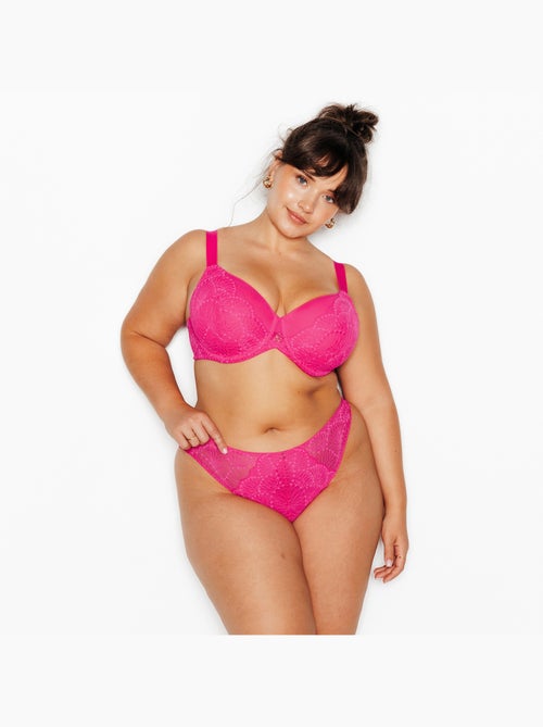 Tanga dentelle hermine+ - rougegorge lingerie - Kiabi