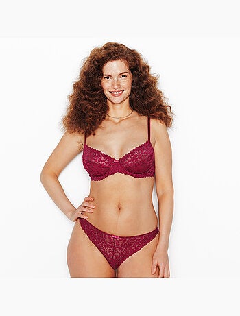 Tanga dentelle isadora - rougegorge lingerie