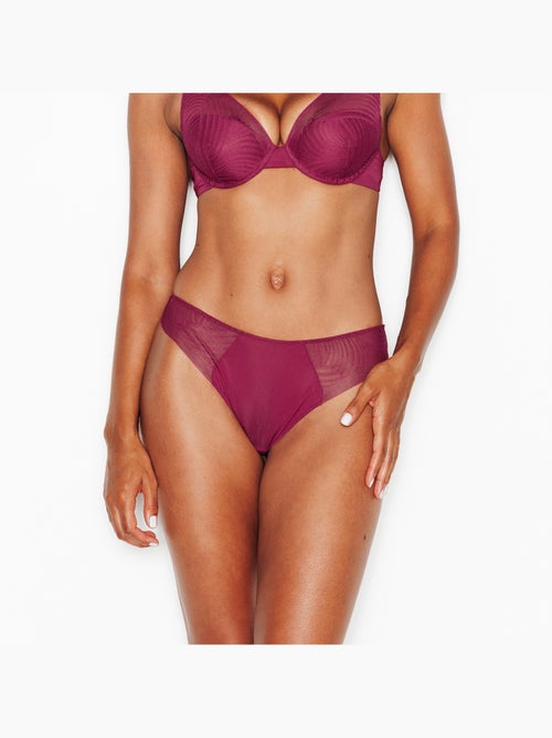 Tanga dentelle janice - rougegorge lingerie - Kiabi