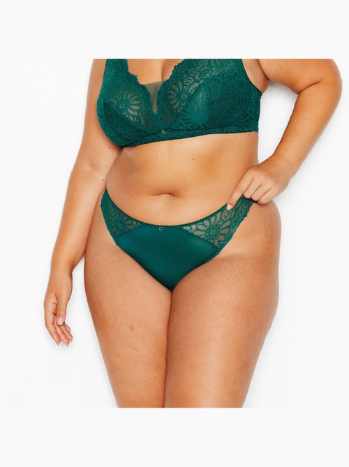 Tanga dentelle jannel - rougegorge lingerie - Kiabi