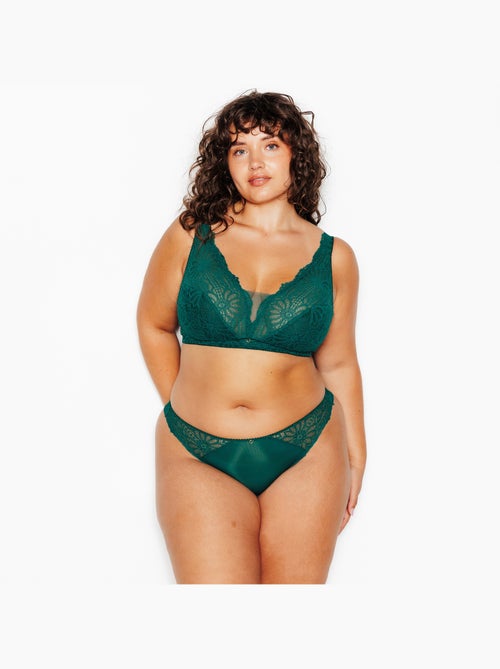 Tanga dentelle jannel - rougegorge lingerie - Kiabi