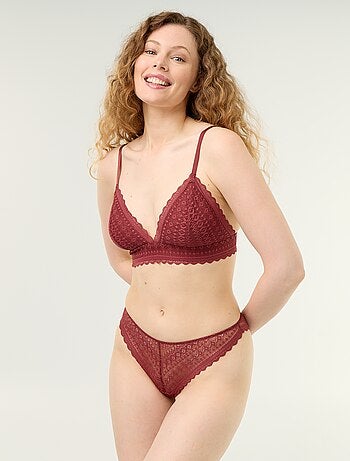 Tanga en dentelle