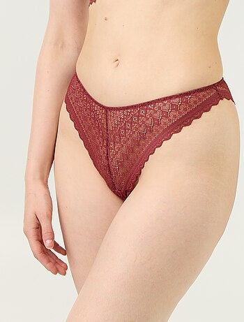 Tanga en dentelle