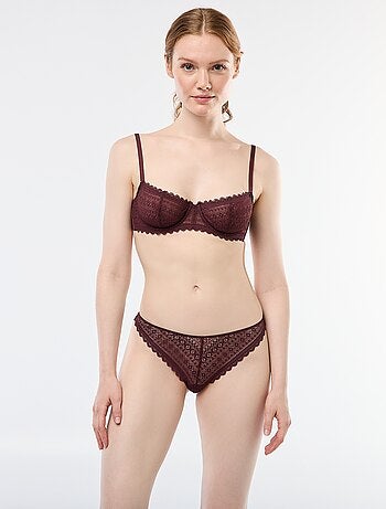 Tanga en dentelle