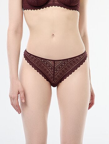 Tanga en dentelle