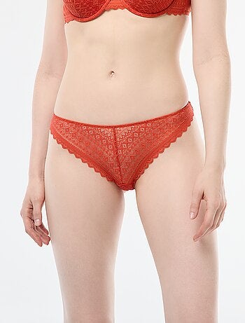 Tanga en dentelle