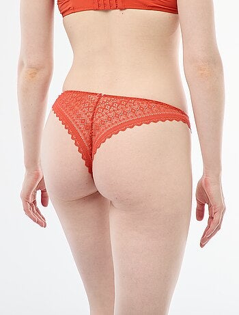Tanga en dentelle