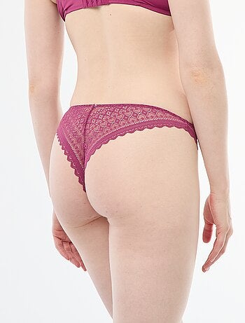 Tanga en dentelle