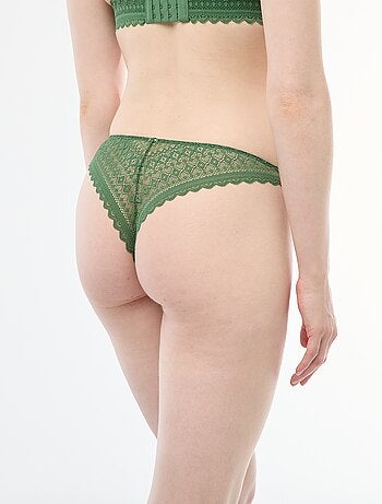 Tanga en dentelle