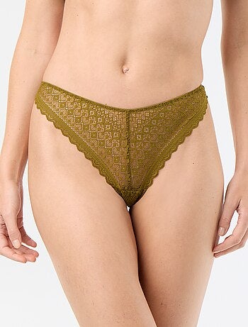 Tanga en dentelle
