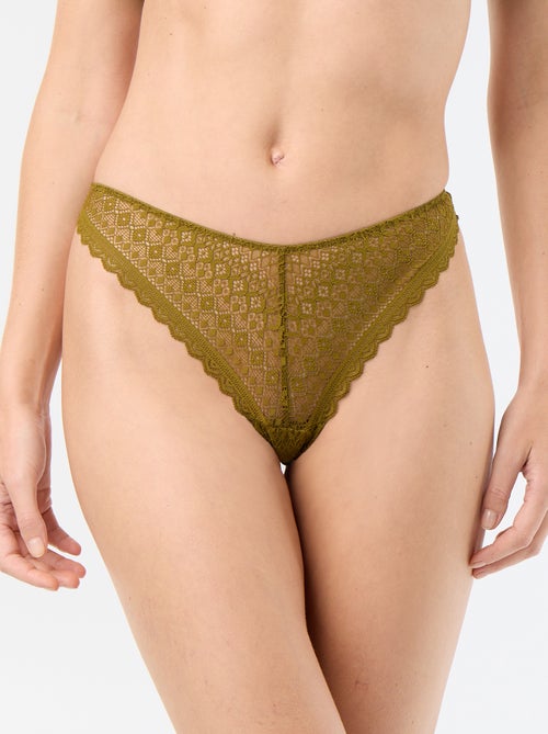 Tanga en dentelle - Kiabi Tanga en dentelle - Kiabi