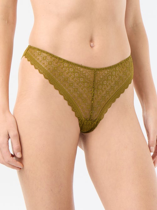 Tanga en dentelle - Kiabi Tanga en dentelle - Kiabi