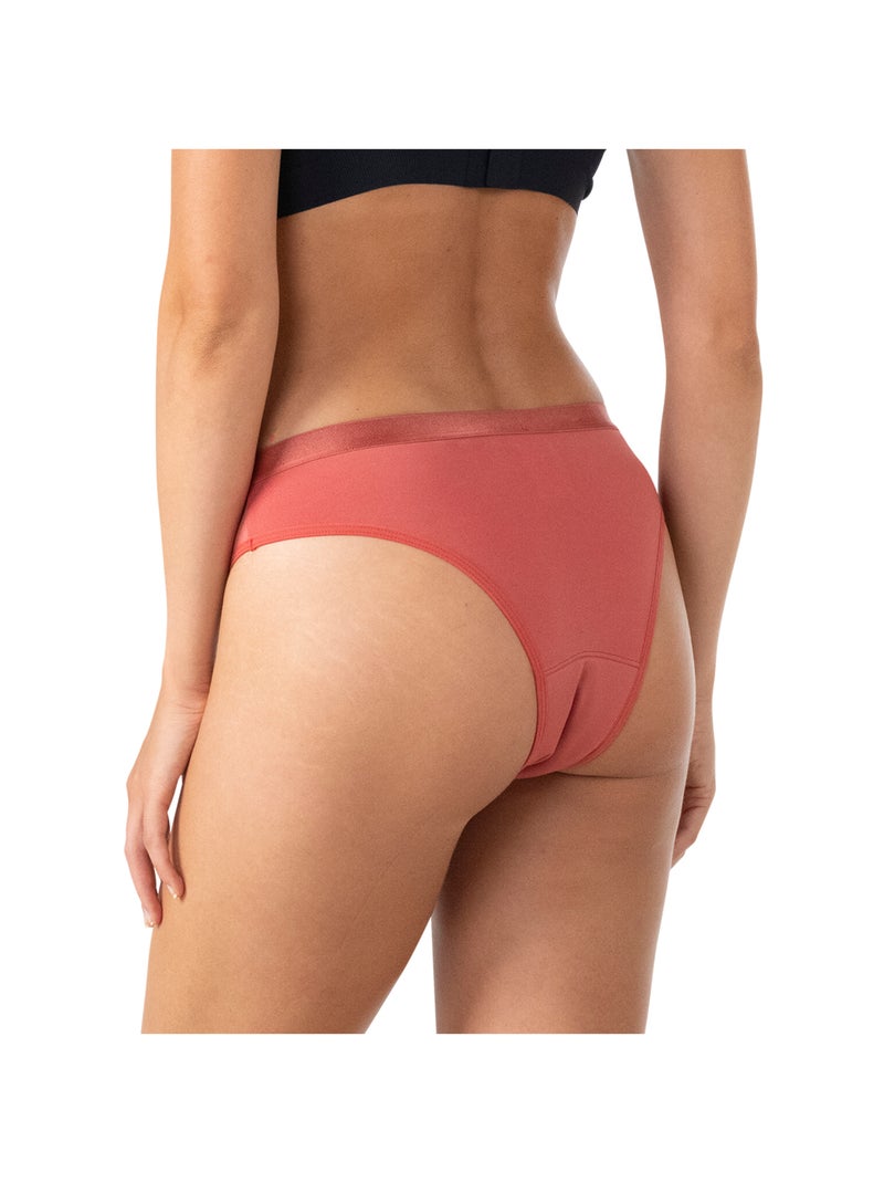 Tanga menstruelle femme athena Rouge - Kiabi