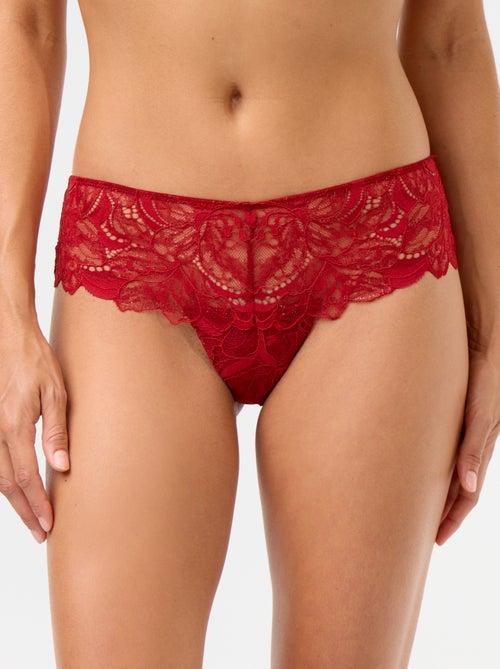 Tanga van kant met pailletten - Kiabi Tanga van kant met pailletten - Kiabi