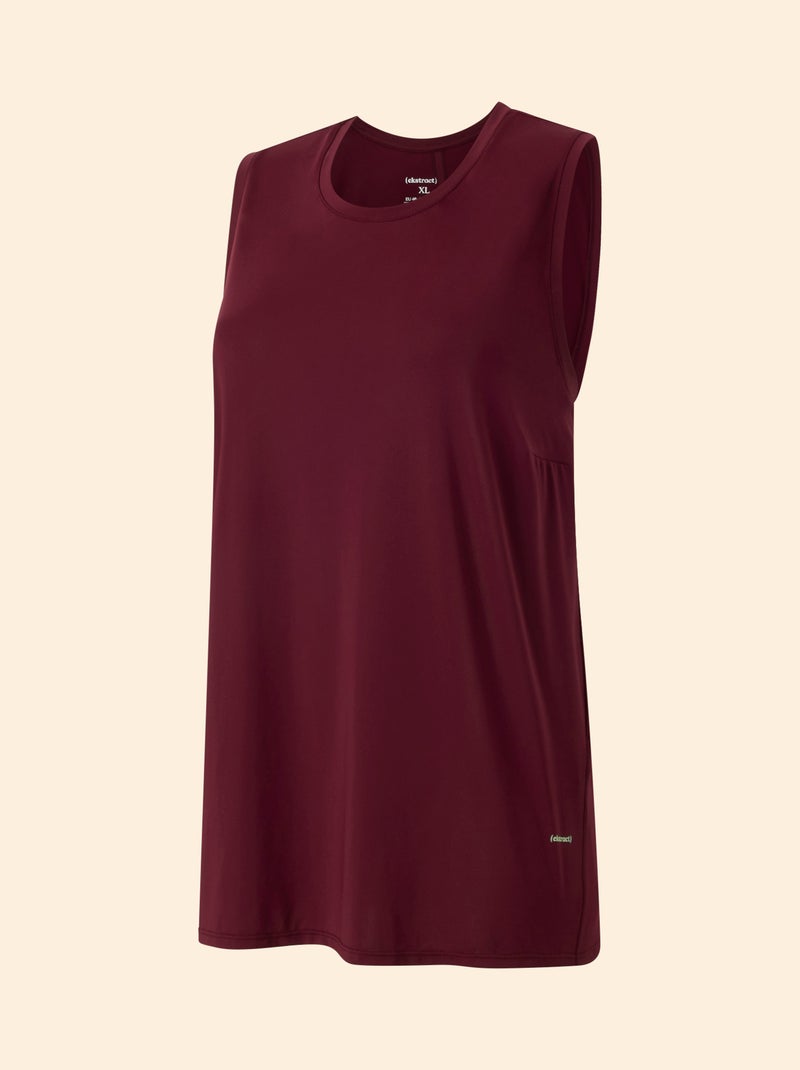 Tanktop met oversized armsgaten - (ekstract) Rood - Kiabi