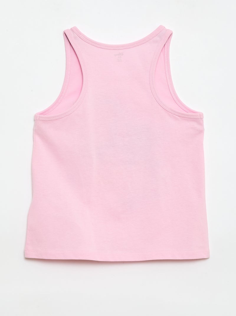 Tanktop met 'Stitch' 'Disney'-print Rose - Kiabi