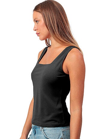 Tanktop met vierkante hals cuadrado