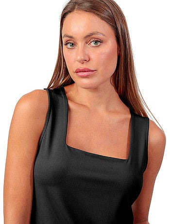 Tanktop met vierkante hals cuadrado