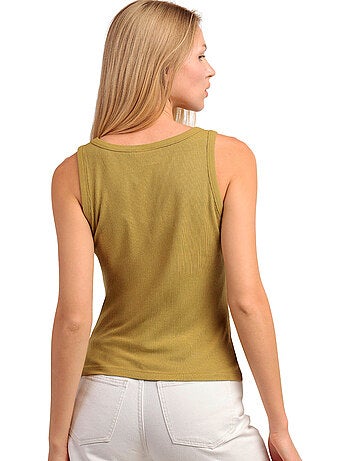 Tanktop metallic holes