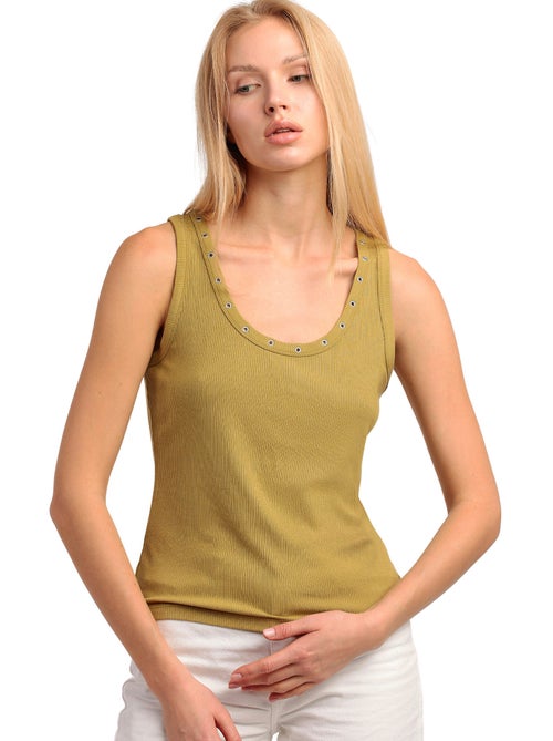 Tanktop metallic holes - Kiabi