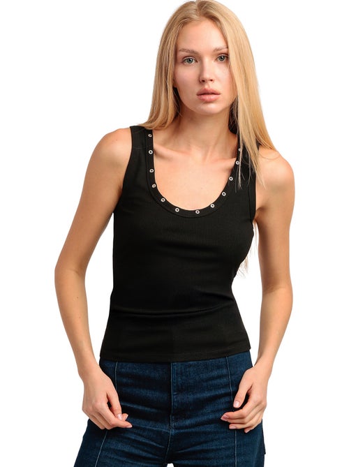 Tanktop metallic holes - Kiabi