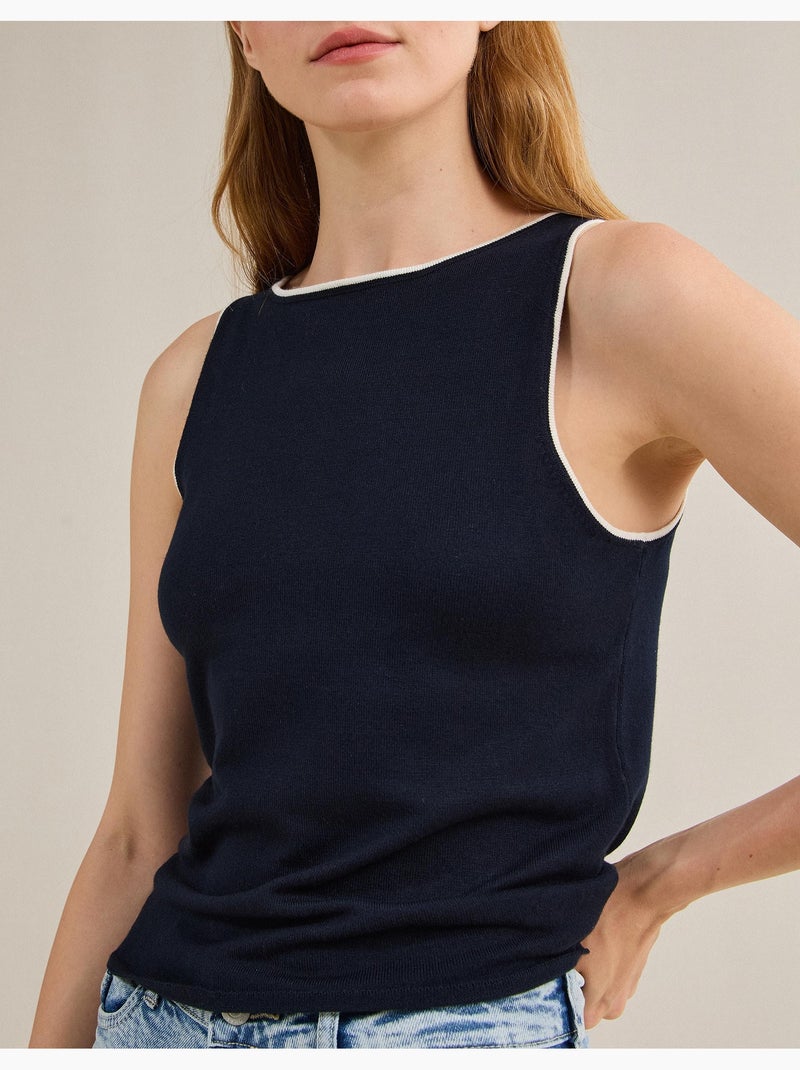 Tanktop, MO Fashion Blauw - Kiabi