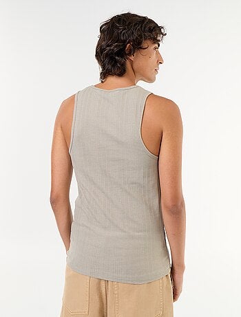 Tanktops van geribd jerseytricot