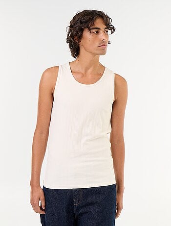 Tanktops van geribd jerseytricot
