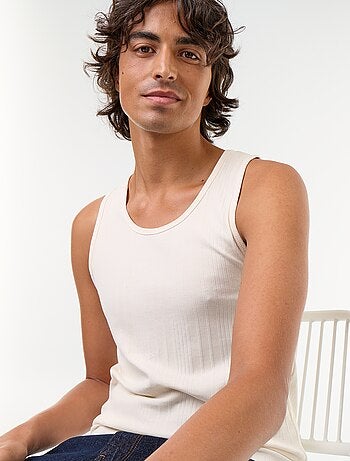 Tanktops van geribd jerseytricot