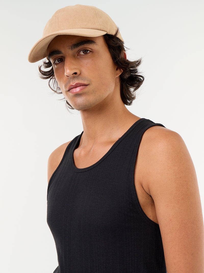 Tanktops van geribd jerseytricot Zwart - Kiabi