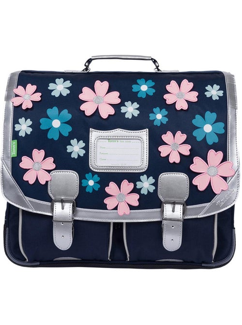 Tann’s Hortense cartable 41 cm en polyester recyclé, fleurs 2 poches - Kiabi Tann’s Hortense cartable 41 cm en polyester recyclé, fleurs 2 poches - Kiabi