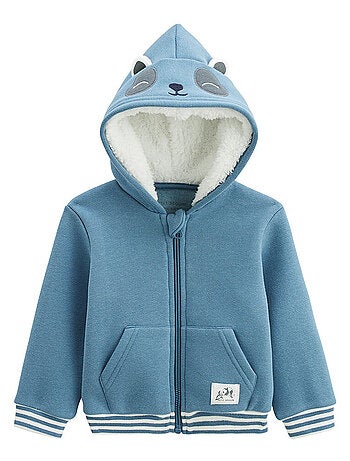 Tao kinder fleece hoodie met rits