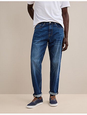 'taper fit' spijkerbroek, mo fashion