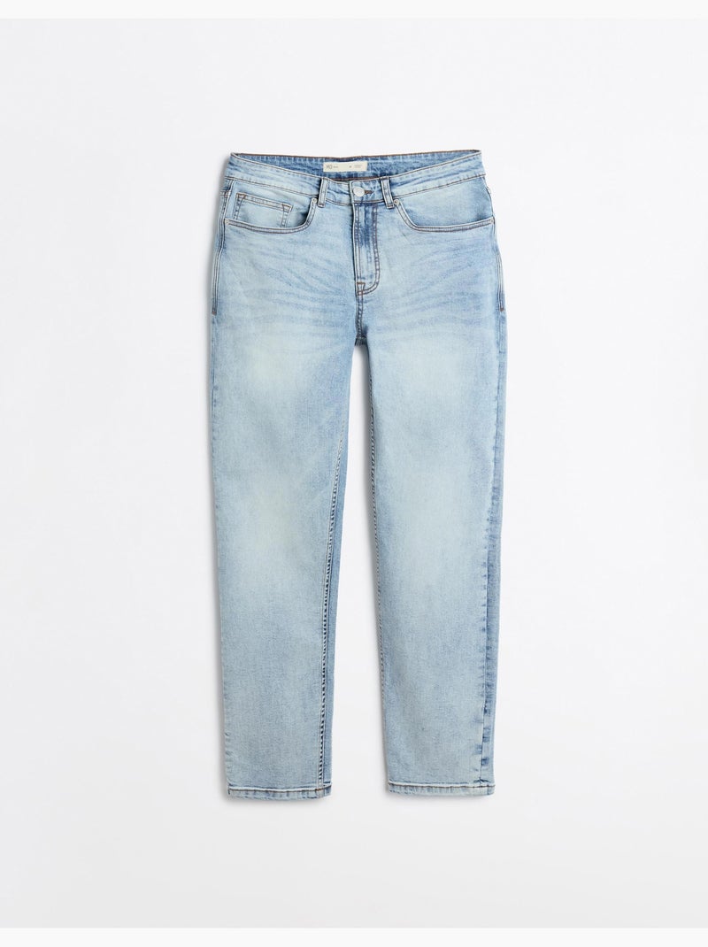 'Taper Fit' spijkerbroek, MO Fashion Blauw - Kiabi