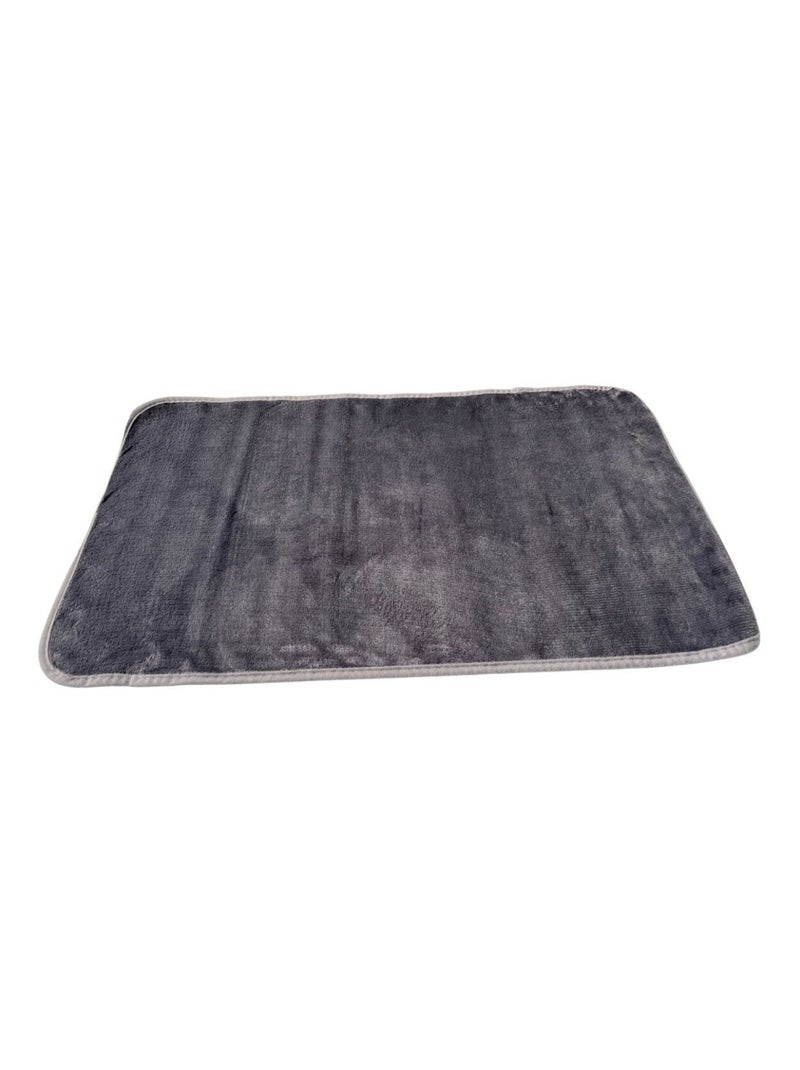 Tapijt PROMO LINGE Antracietgrijs - Kiabi