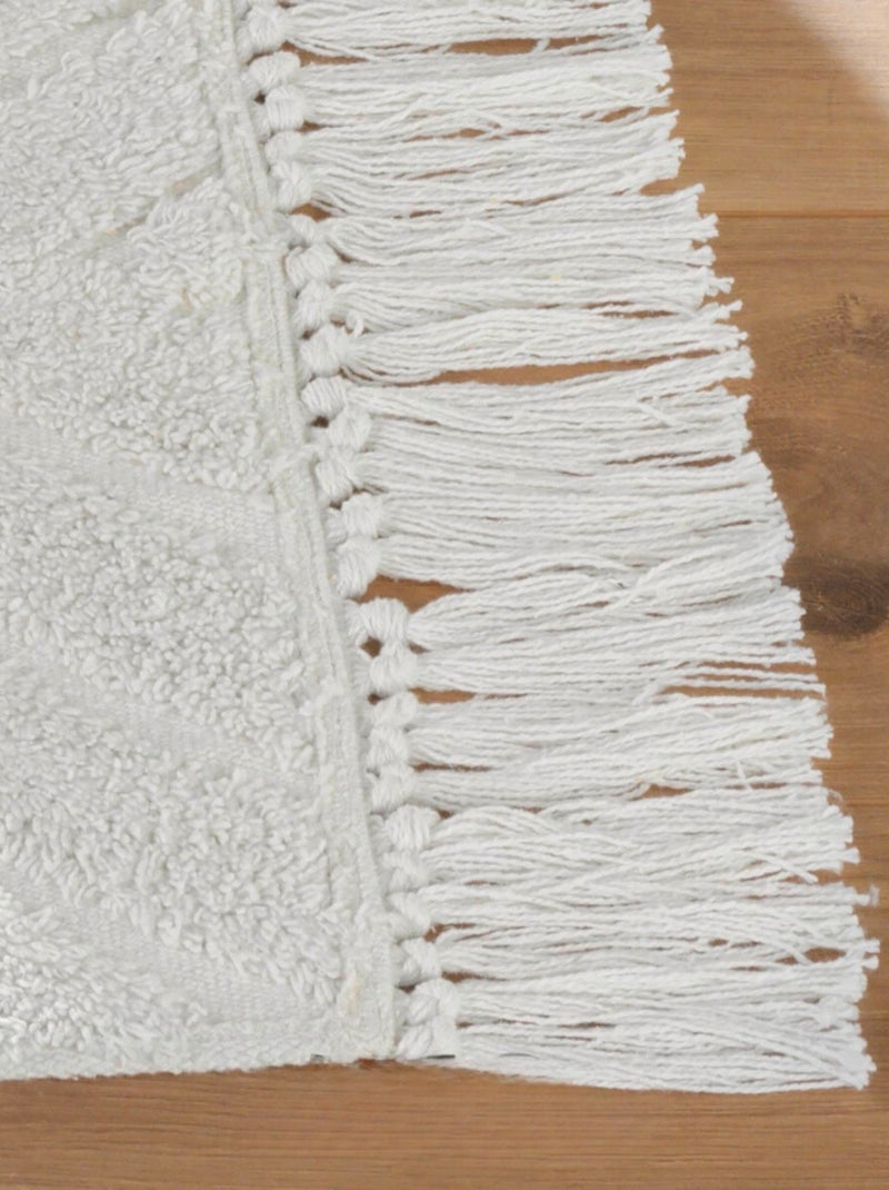Tapijt van Polyester Nara PROMO LINGE Wit - Kiabi