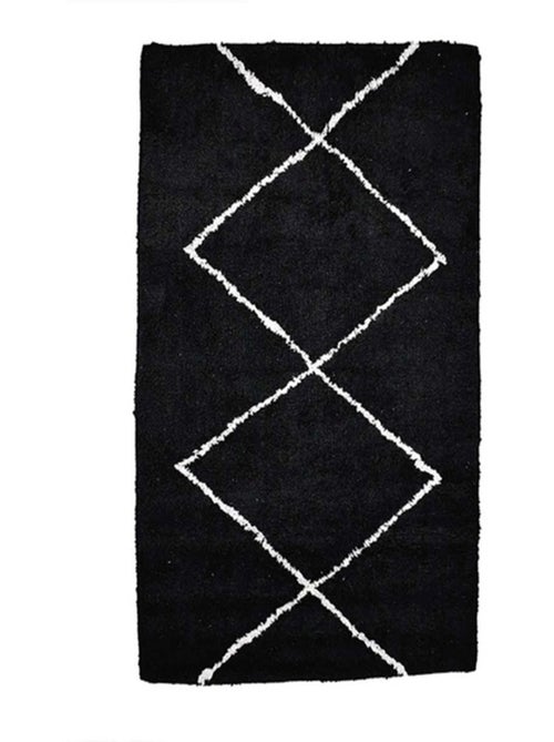 Tapis berbère à motifs graphiques - Kiabi