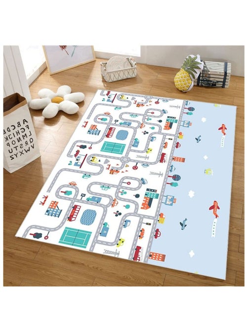 Tapis d eveil mousse xpe 180x150cm epais 2cm pliable double face zigzag - Kiabi Tapis d eveil mousse xpe 180x150cm epais 2cm pliable double face zigzag - Kiabi