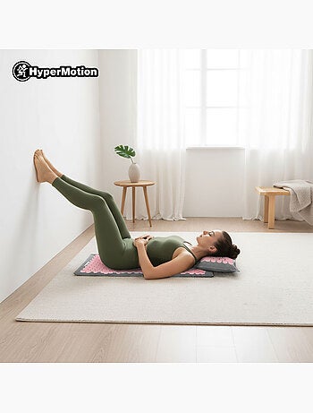 Tapis d'Acupression en Lin et Coton Éco Fibres de Coco et Sarrasin 7182 Points 68x42