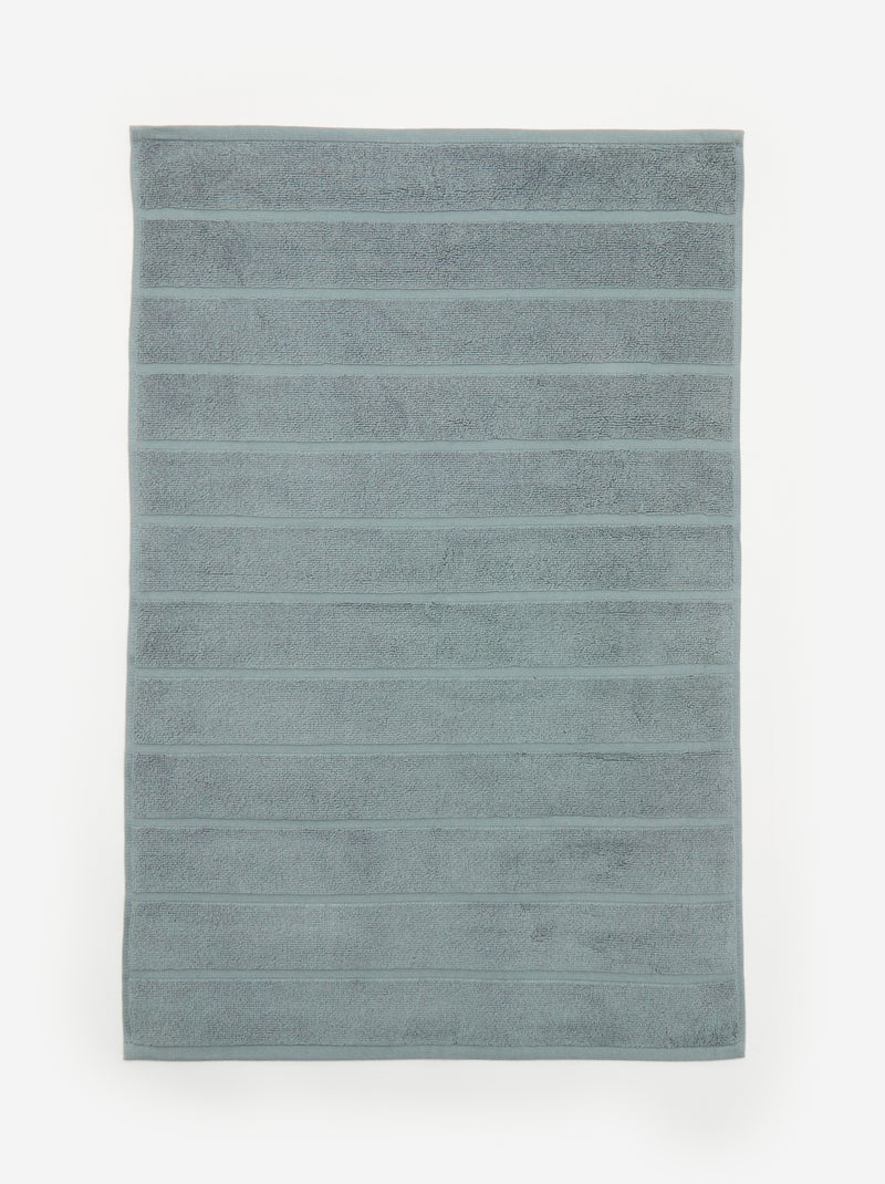 Tapis de bain 80 x 50 cm Bleu - Kiabi