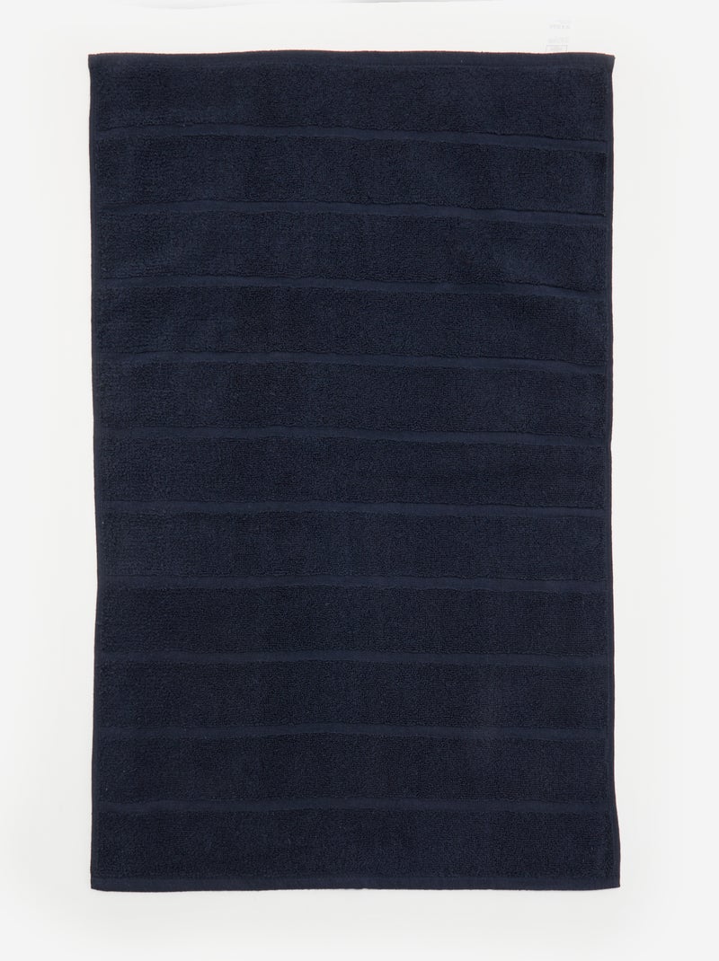 Tapis de bain 80 x 50 cm Bleu - Kiabi