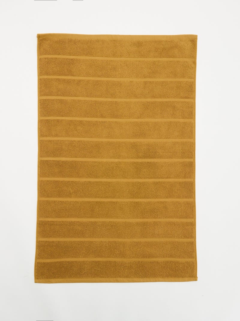 Tapis de bain 80 x 50 cm Jaune - Kiabi
