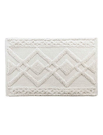 Tapis de Bain Gladis Uni avec Reliefs