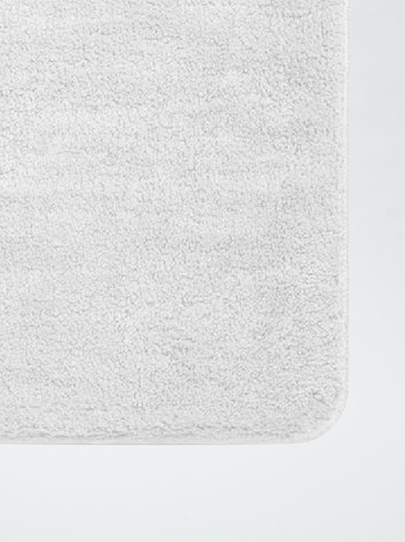 Tapis de bain ultra moelleux 40 x 60 cm blanc - Kiabi