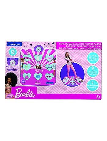 Tapis de danse électronique bluetooth et lumineux barbie