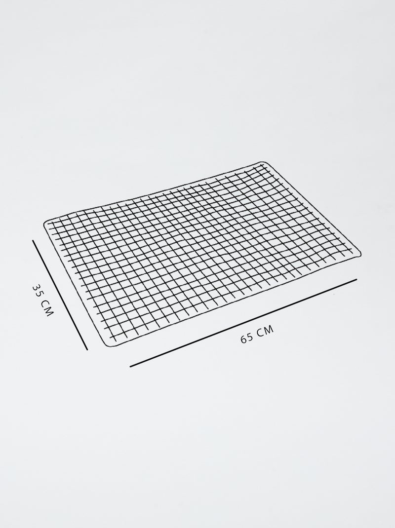Tapis de douche antidérapant Blanc - Kiabi